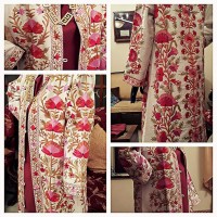 Irum Fawwad Collection - Hand Embroidered Khasmiri Coats A10