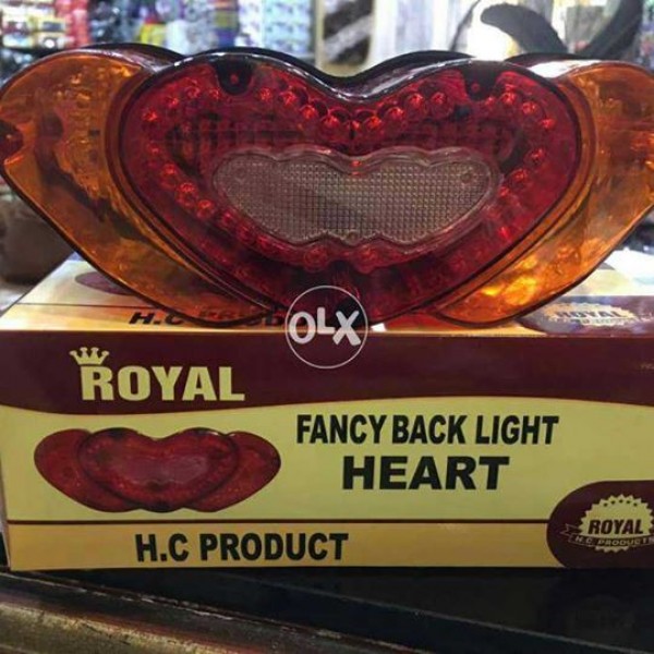 Buy Motorcycle tail Light heart shape Red online in Pakistan Buyon.pk