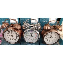 Classic high quantity metal twin bell alarm clock Loud Alarm Mechanical Vintage