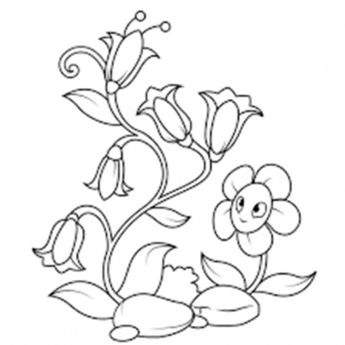 Flower Coloring book for kids