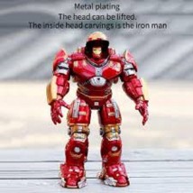 HOT TOYS MARVEL AVENGERS AGE OF ULTRON HULKBUSTER Hulk Ironman Super Hero PVC Action Figure Collectible Model Toys with Light