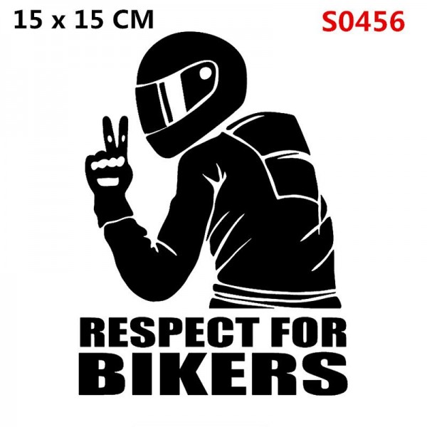 Buy Car Sticker 3D Respect for Cyclists Waterproof Reflective