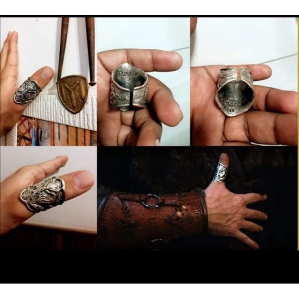Original Kayi Tribe IYI Flag Drillis Ertugrul Thumb Ring
