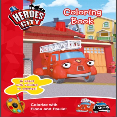 Vehicle Coloring book for kids Learning