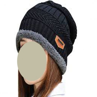 hot selling ski cap and scarf cold warm leather winter hat for women men Knitted hat Bonnet Warm Cap Skullies Beanies
