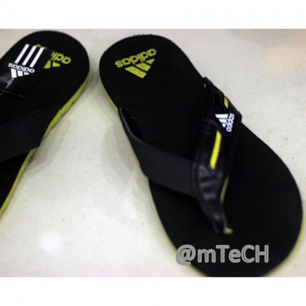adidas black slippers