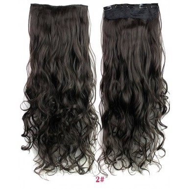 27 Inches Curly Hair Extension - Natural Brown
