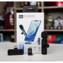 K8 Type-c Wireless microphone |Type C Mic For Vlog Interview Podcast Live Streaming