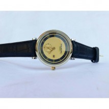 patek philp leather Style strap watch for men