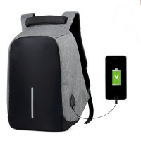 Anti Theft Travel Backpack - Grey