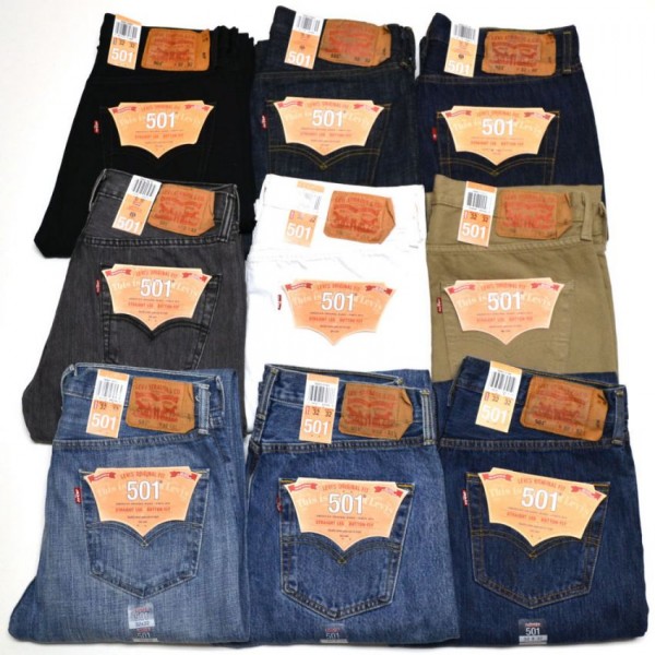 Pack Of 2 - Levis 501 Denim Jeans For Men 