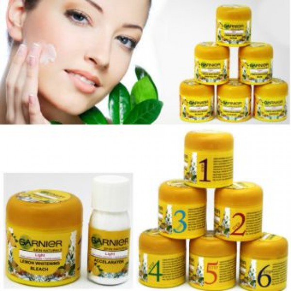 Garnier Whitening Facial Kit + Garnier Whitening Bleach Cream Buyon.pk