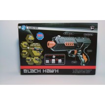 Black Hawk Gun Toy (M02+) Guns & Darts (Black, Red)