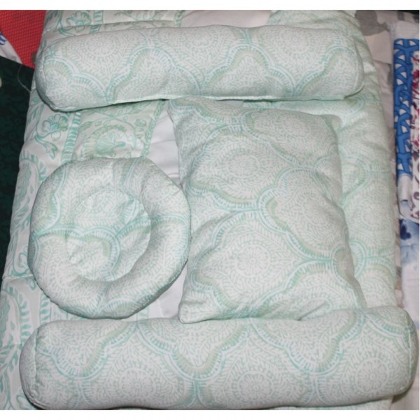  New Born Baby Quilted Bedset - Unisex