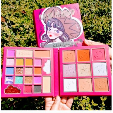 29 Colors Eye Shadow Plate Shimmer Matte Shimmering Powder Sequels Makeup Palette Stage Blusher Plate Gliter for Eyes