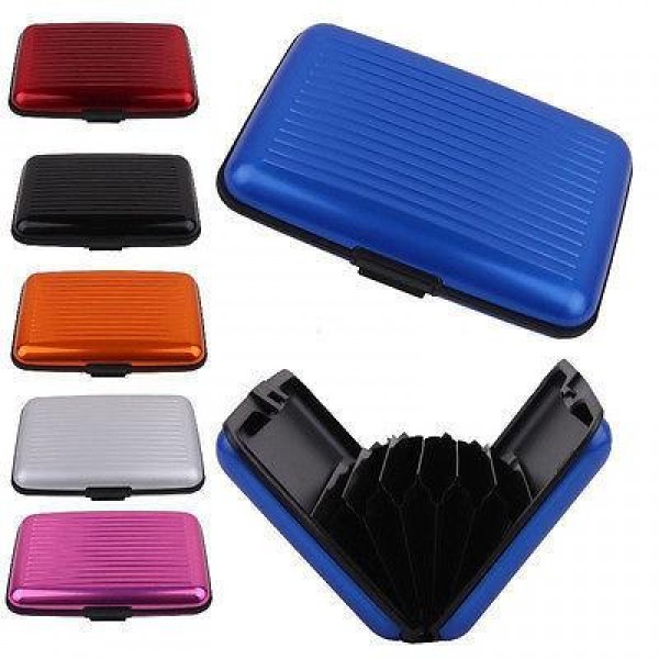 aluminium card holder