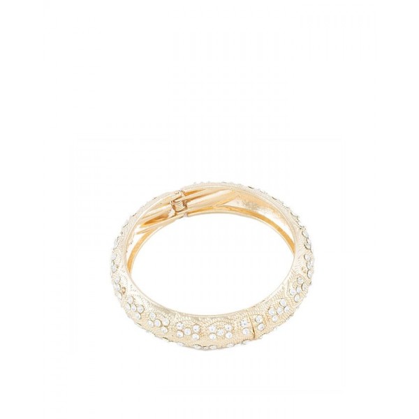 Rose Golden Gold Plated Zirconia Traditional Bangle For Her