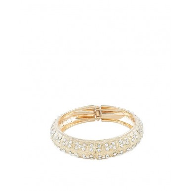 Rose Golden Gold Plated Zirconia Traditional Bangle For Her