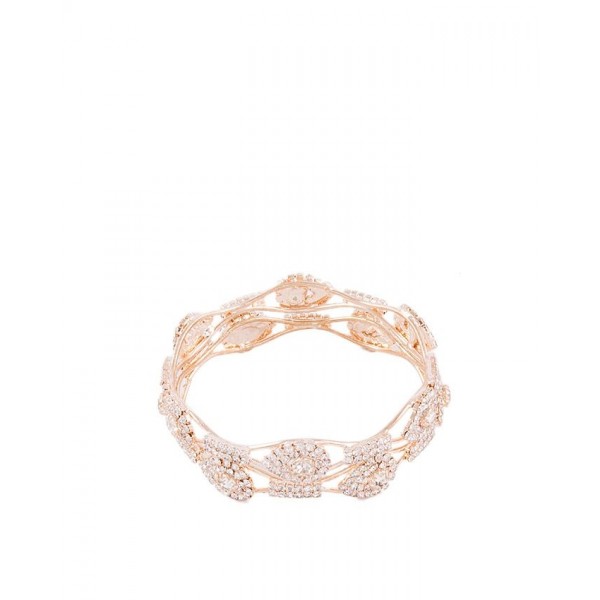 Rose Gold Alloy Plated Bangles For Women