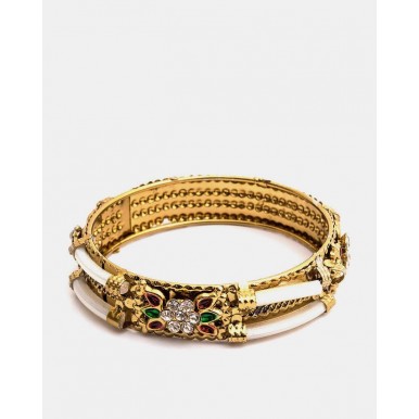 Gold Plated Antiqe Look Bangles