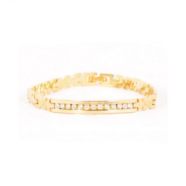 1K Gold American Zircons Princes Bracelet