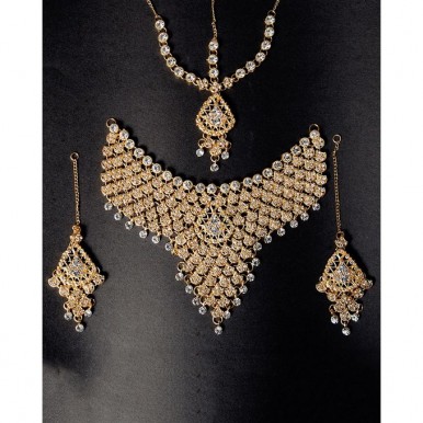 Gold Plated On Alloy Bridal Set