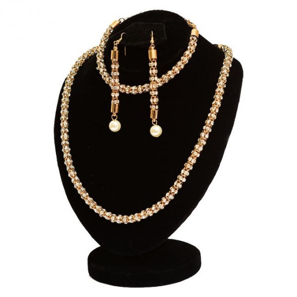 Gold Plated Necklace Set By Jewellery Hut
