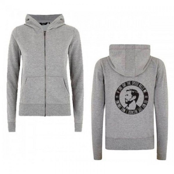 Download Mens Full Zip Paul Walker Back Printed Hoodie