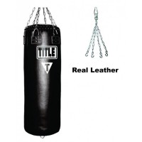 heavy weight strong Boxing Bag With Chain - 4ft - Black