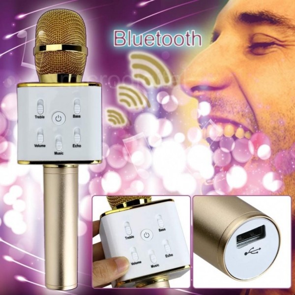 Wireless Bluetooth Handheld Microphone Mic Speaker For Phone - Karaoke Microphone