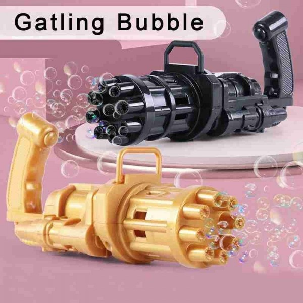 BUBBLE BLASTER, GATLING BUBBLE MACHINE, 8HOLE BUBBLE GUN AUTOMATIC