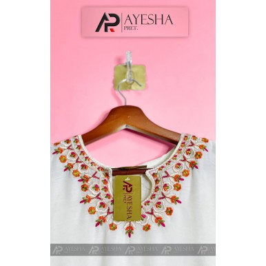 Chiffon Embroidery Dress 3pcs by AYESHAPRET