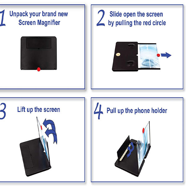 Buy 3D Thin Foldable Mobile Phone Amplifier online in Pakistan Buyon.pk