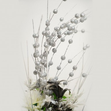 Flower Glass Vase With Artificial Plants For Decor Home Handmade Modern Flower Vases For Centerpieces Living Room