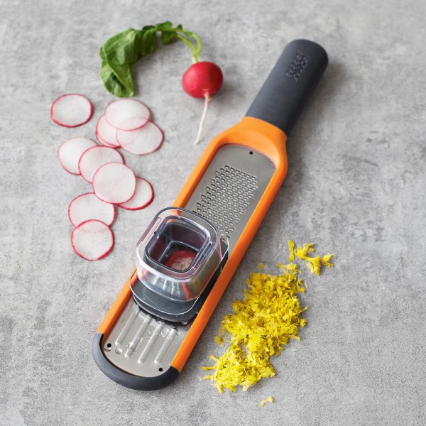 Handy Grater & Slicer With Protective Finger Guard