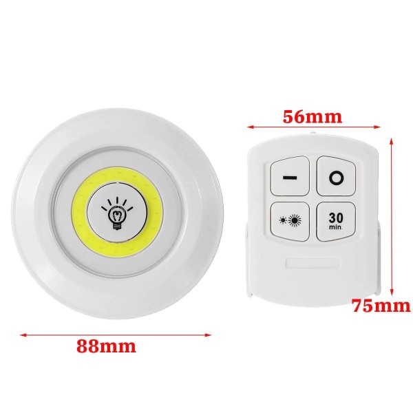 LED light with Remote control set of 3 - Buyon.pk