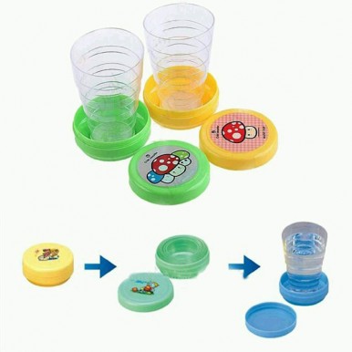 Folding Collapsible Magic Cup Set of 2