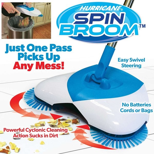 Spin Broom - cleaning broom