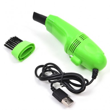 Mini USB Vacuum Laptop Keyboard Cleaner Ergonomic Cleaner for Office Computer And Small Spaces Cleaning with USB Cord and Nozzle Head