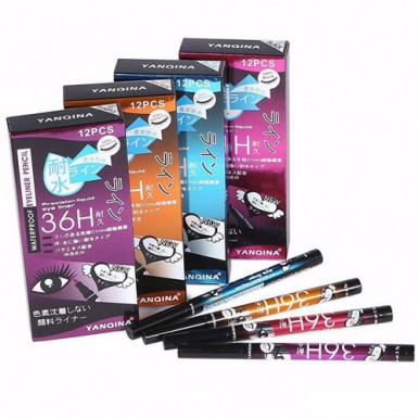 36 H waterproof liquid eyeliner 4 colors Cosmetic Pen long-lasting
