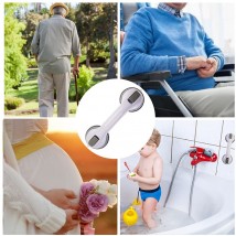 Anti-Slip Safety Suction Grab Bar | Added Bathroom Safety