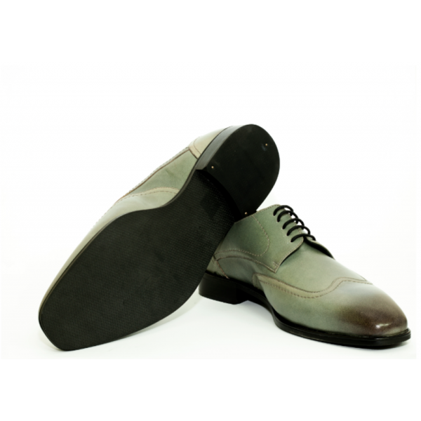 Mens Formal Shoes by Baldon Shoes - Randy - Grey - Buyon.pk