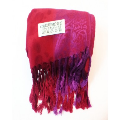 magenta cashmere scarf