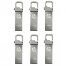 Pack Of 6 16Gb Usb Drive - Silver