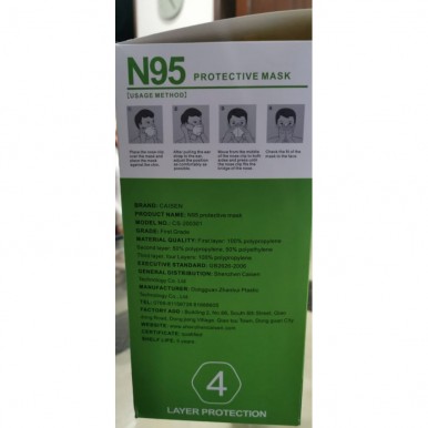 N95 Protective 4 Layer Protection covid Mask 