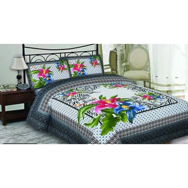 Multicolor Cotton vintage bedding Bed sheet FB-1155