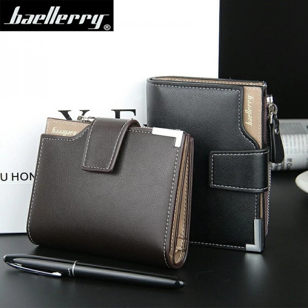 Baellerry Luxury Men Leather Wallet