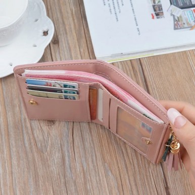 Mini Patchwork Womens Small Wallet Female Purse Luxury Leather