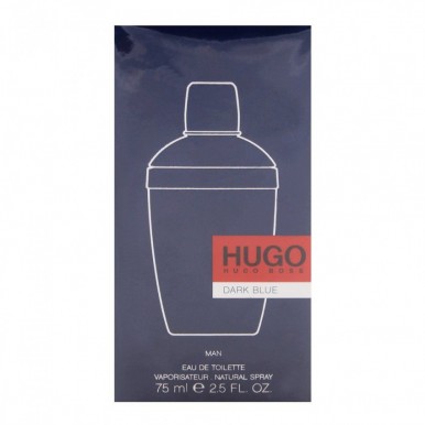Hugo Dark Blue Man Eau De Toilette 75ml - original