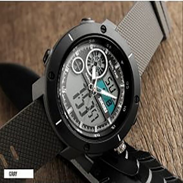 SKMEI 1361 Digital Watch Chronograph Alarm Dual Display Men Quartz Digital Watch